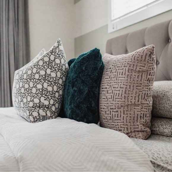 Faux Fur Pillows from West Elm - pair of 2 - Picture 2 of 6